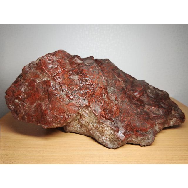 赤玉石 19.4kg 赤石 ジャスパー 碧玉 錦石 鑑賞石 自然石 原石 水石の