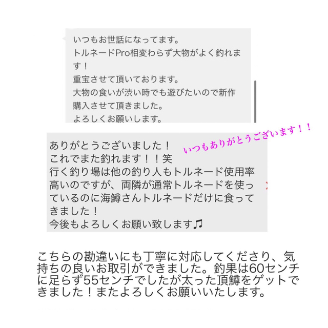 【最新作！】管釣り【巻き直し不要】海鱒トルネードルアー Pro スポーツ/アウトドアのフィッシング(ルアー用品)の商品写真