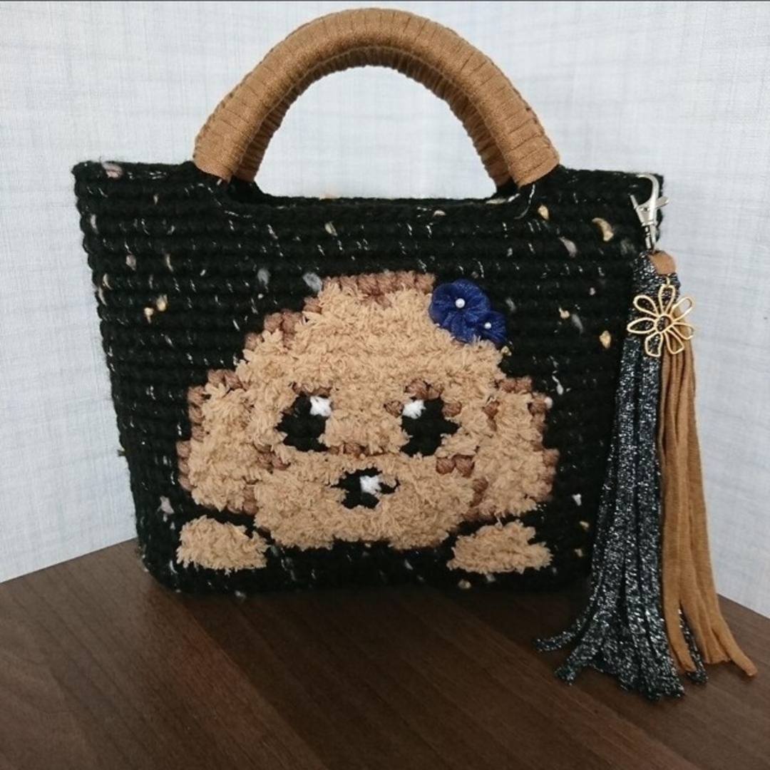 Ri-様】麻紐バッグ ニットバッグ ハンドメイド ズパゲッティ - バッグ Ri-様】麻紐バッグ ニットバッグ ハンドメイド ズパゲッティ - バッグ