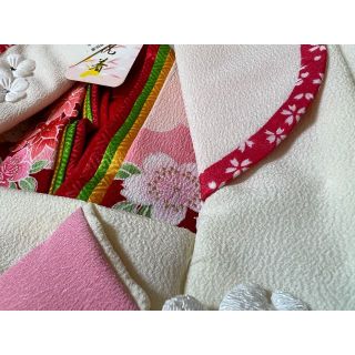 七五三 三歳 女児 被布 着物 フルセット 百花繚乱 祝着 NO38212の通販