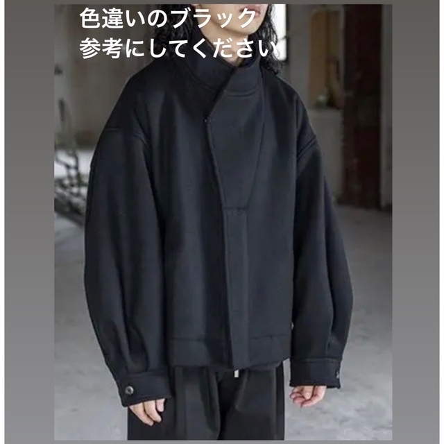 stein OVER SLEEVE MELTON JACKET Ｓ ブラウン