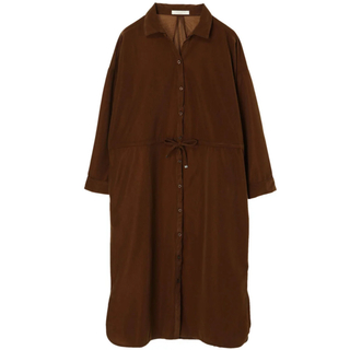 ショコラフィネローブ(chocol raffine robe)のコーデュロイ　ワンピース　ブラウン(ロングワンピース/マキシワンピース)
