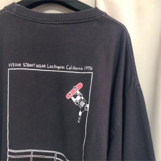 ヴィジョン ストリート ウェア(VISION STREET WEAR)のVISION STREET WEAR 手書き風イラスト バックプリント ロンT(Tシャツ/カットソー(七分/長袖))