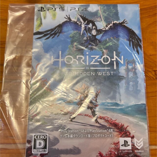 HORIZON FORBIDDEN WEST プロダクトコード　最終値下げ品 エンタメ/ホビーのゲームソフト/ゲーム機本体(家庭用ゲームソフト)の商品写真