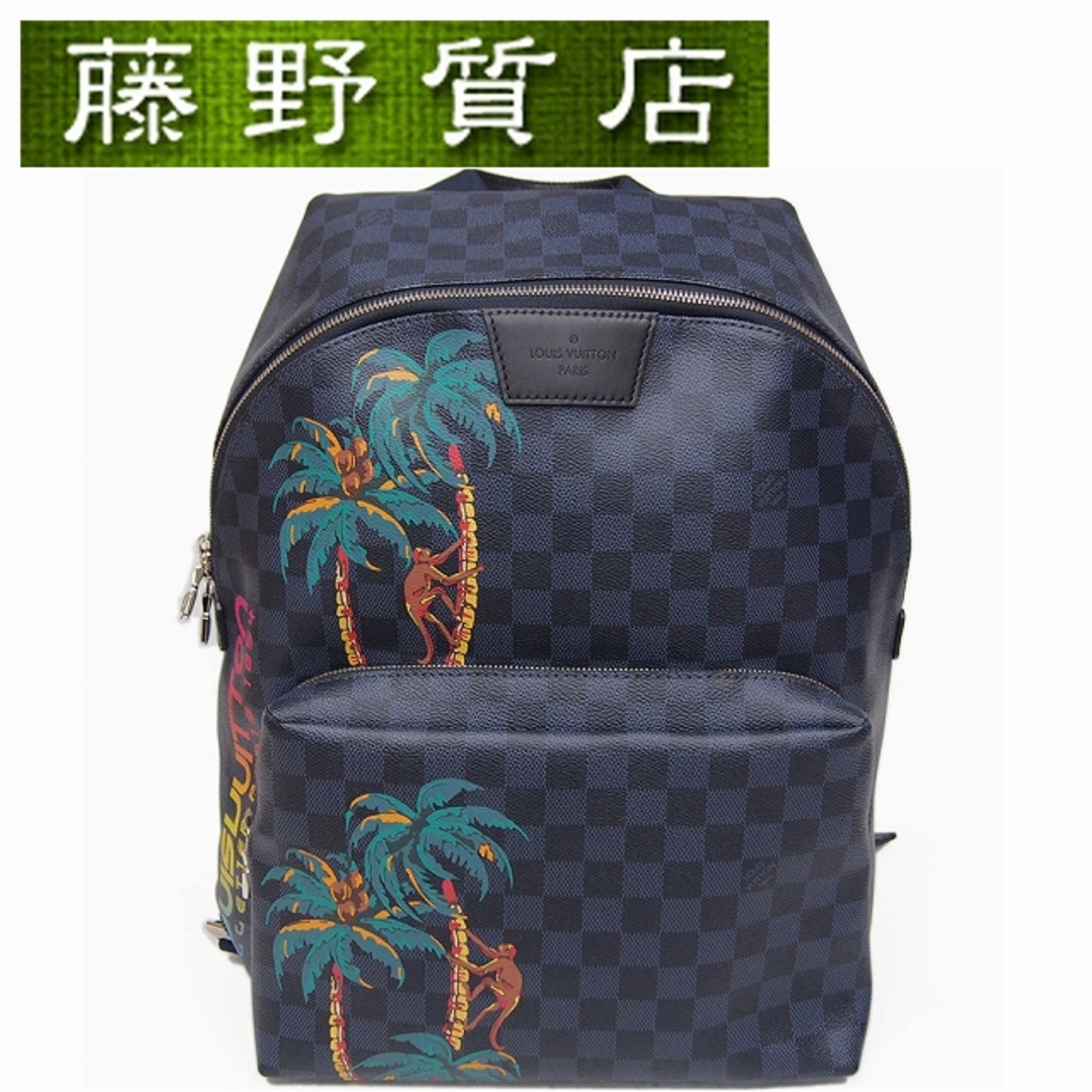 （美品） ルイ ヴィトン LOUIS VUITTON アポロ バックパック ダミエコバルト ヤシの木  N50003 リュック 8194