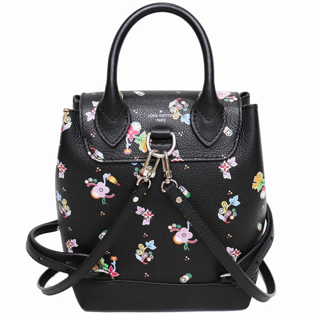 LOUIS VUITTON ルイ ヴィトン ロックミー バックパック ミニ フローラル プリント ノワール 花柄 リュック 8187