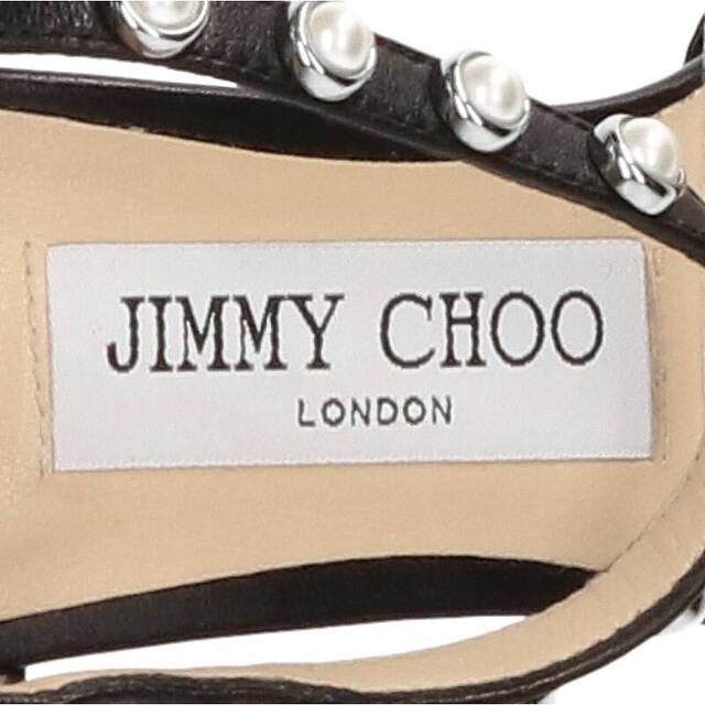 JIMMY CHOO(ジミーチュウ)のジミーチュウ LEEMA 65 パールヒールパンプス レディース 36.5 レディースの靴/シューズ(ハイヒール/パンプス)の商品写真