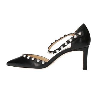 ジミーチュウ(JIMMY CHOO)のジミーチュウ LEEMA 65 パールヒールパンプス レディース 36.5(ハイヒール/パンプス)