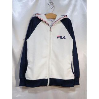 フィラ(FILA)の＜№8707＞＜難あり＞(160cm)☆FILA☆ジャージジャケット・白紺(ジャケット/上着)