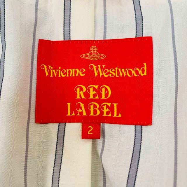 Vivienne Westwood(ヴィヴィアンウエストウッド)のヴィヴィアンウエストウッドレッドレーベル ラブジャケット ベロア ブラック 2 レディースのジャケット/アウター(テーラードジャケット)の商品写真