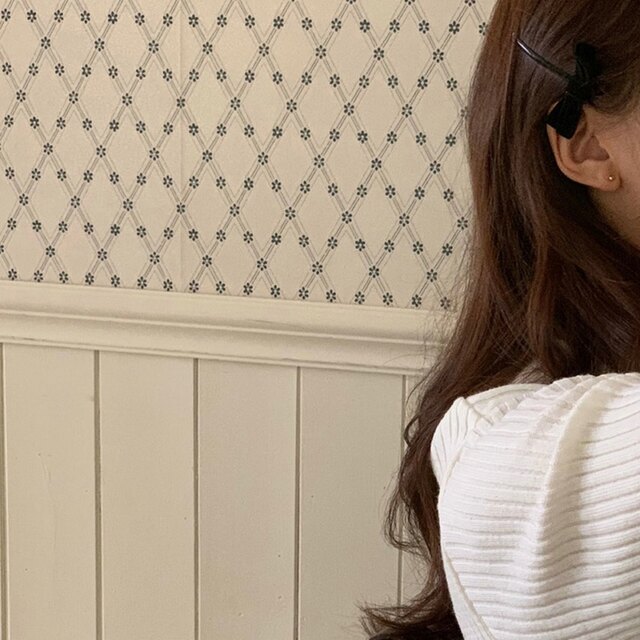 新品　2点セット♥︎ ベルベット　リボン　ピン　ヘアゴム　ベロア　ribbon レディースのヘアアクセサリー(ヘアピン)の商品写真