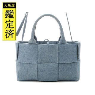 ボッテガヴェネタ(Bottega Veneta)のボッテガヴェネタ ミニアルコトートバッグ デニム インディゴウォッシュ【430】(トートバッグ)