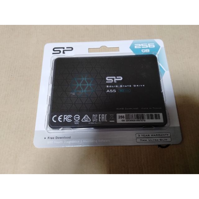 ★認証保証★Silicon Power SSD 256GB+Win10OSセット