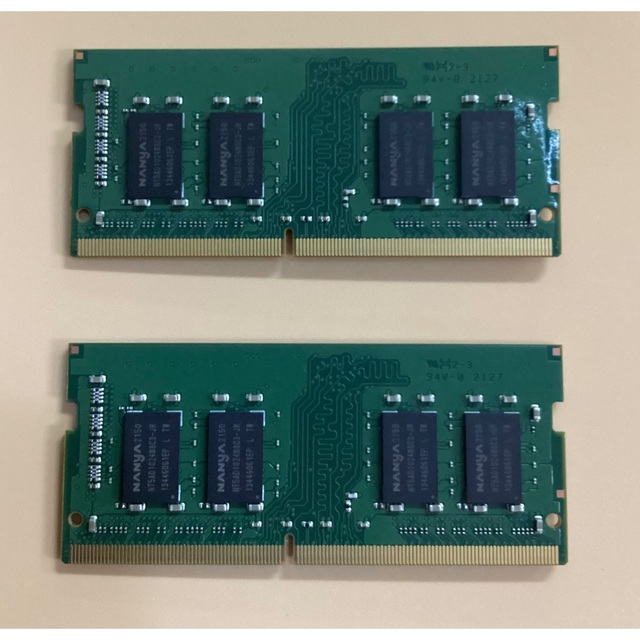 増設メモリ8GB DDR4NANYA製1600MHz バルク品新品【二個セット】 1