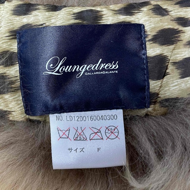 Loungedress(ラウンジドレス)のloungedress☆ラクーンファー☆ レディースのファッション小物(マフラー/ショール)の商品写真