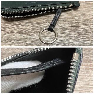 LOEWE - 美品 ロエベ アナグラム キーリング付き コインケース レザー