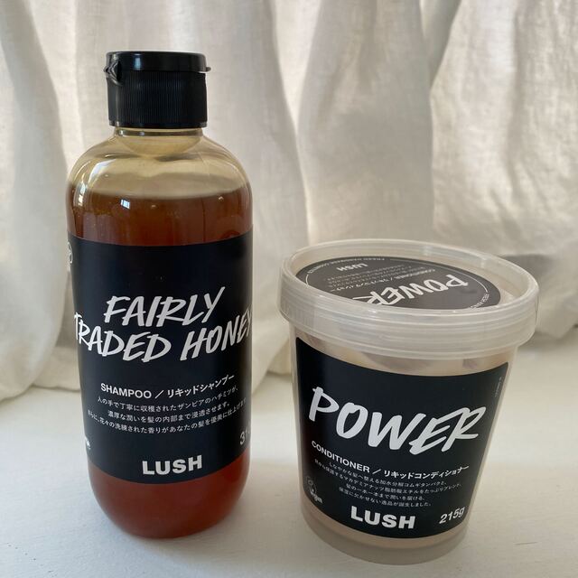 LUSH ハニ髪シャンプー＆POWER 冬の乾燥に負けないヘアケアセット✩︎⡱