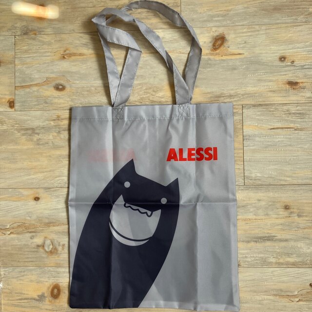 ALESSI(アレッシィ)のアレッシィー　エコバッグ　グレー　非売品　男女兼用ユニセックス レディースのバッグ(エコバッグ)の商品写真
