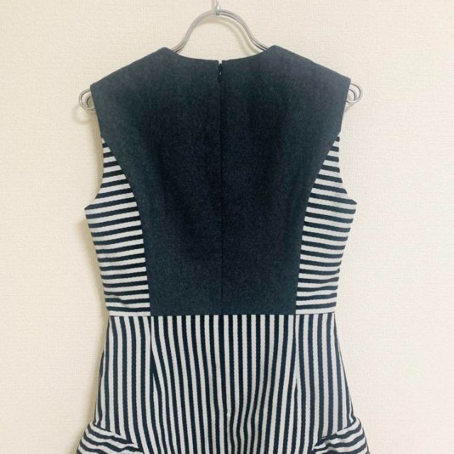 未使用 ボーダーズアットバルコニー SHIRT DRESS バイカラー 切替