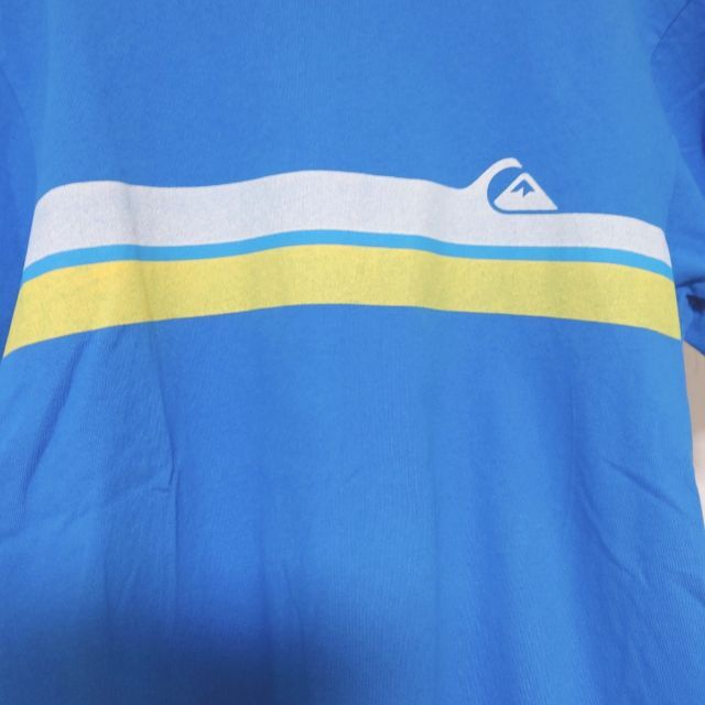 QUIKSILVER(クイックシルバー)のQUIKSILVER クイックシルバー WAVE ブルー Tシャツ Sサイズ メンズのトップス(Tシャツ/カットソー(半袖/袖なし))の商品写真