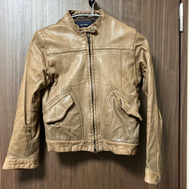 MACPHEE - マカフィー　トゥモローランド　ラムレザー　ブルゾン　ジャケット