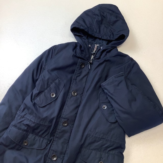 MHL. フーディー ダウンコート ネイビー マーガレットハウエル