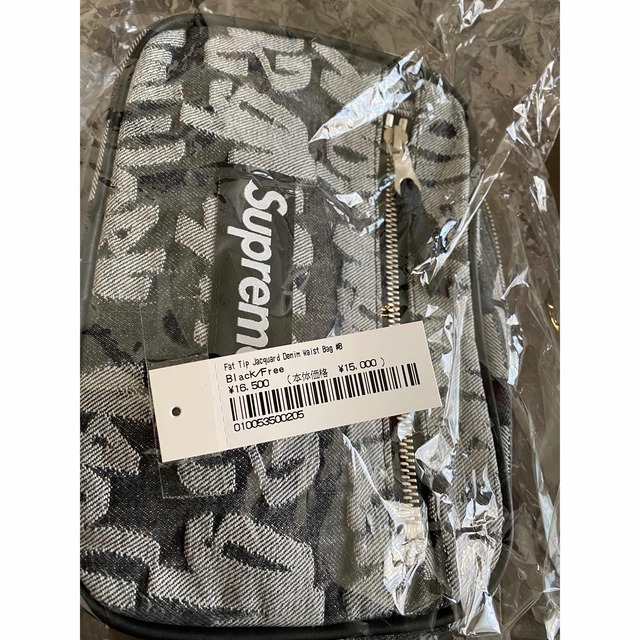 SUPREME Fat Tip Jacquard Denim Waist Bag