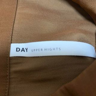 DAYアッパーハイツ マキシ丈シャツドレス サイズ1 キャメル ギャザー