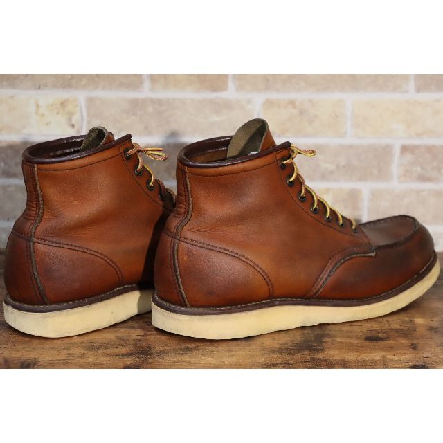 REDWING(レッドウィング)の【希少】レッドウィング　875　27.5cm　US9.5D　縦羽タグ　茶　550 メンズの靴/シューズ(ブーツ)の商品写真