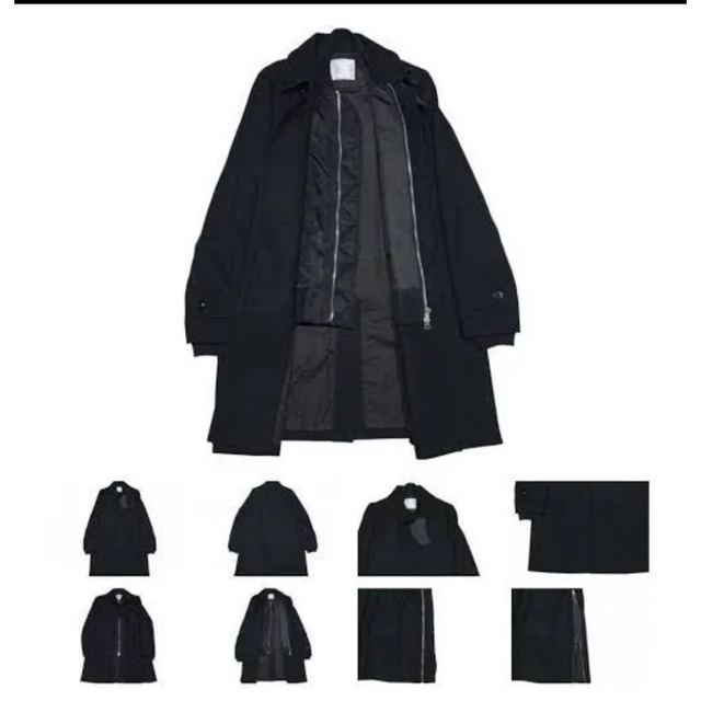 sacai - sacai サカイ 19aw ステンカラーコート スタイリスト私物の