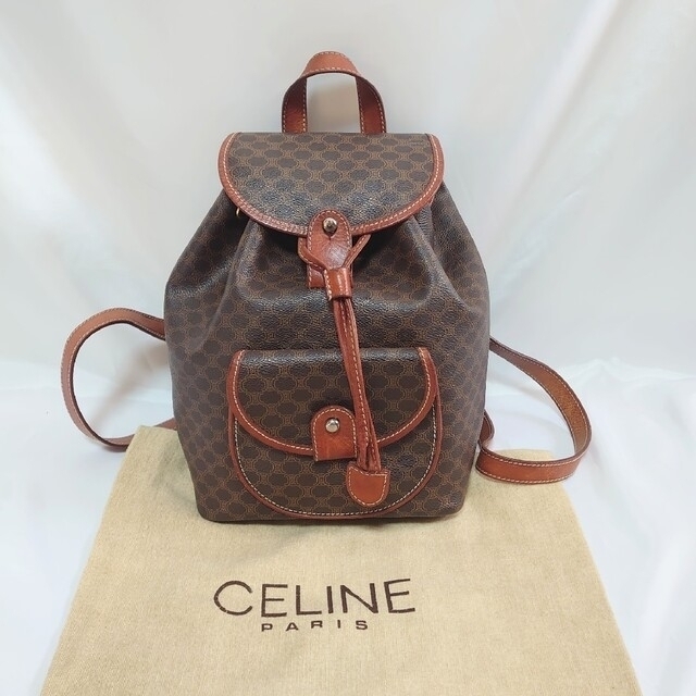 celine - 美品 CELINE マカダム柄 ミニリュック バックパックの通販 by ...