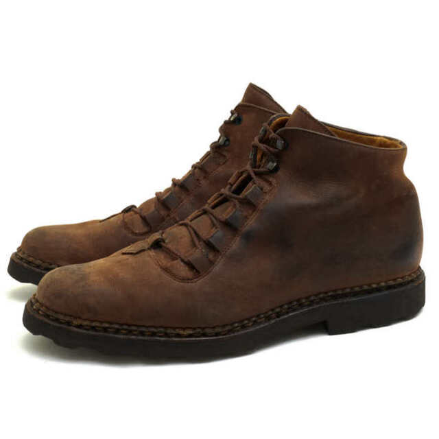 パラブーツ／Paraboot ワークブーツ シューズ 靴 メンズ 男性 男性用レザー 革 本革 ブラウン 茶  ノルヴェイジャン製法