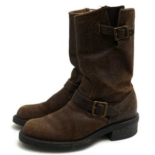 チペワ(CHIPPEWA)のチペワ／CHIPPEWA エンジニアブーツ シューズ 靴 メンズ 男性 男性用レザー 革 本革 ダークブラウン 茶 ブラウン  27921 11INCH BLACK BOMBER JACKETENGINEER Vibramソール(ブーツ)