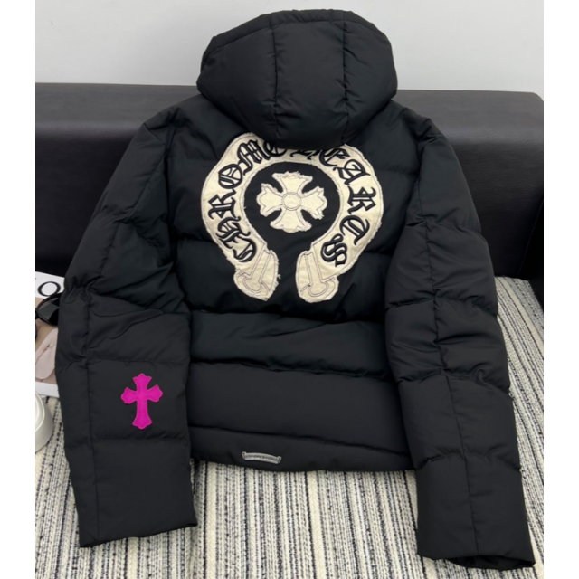 chrome Heartsダウンジャケット（CHROME HEARTS レディース