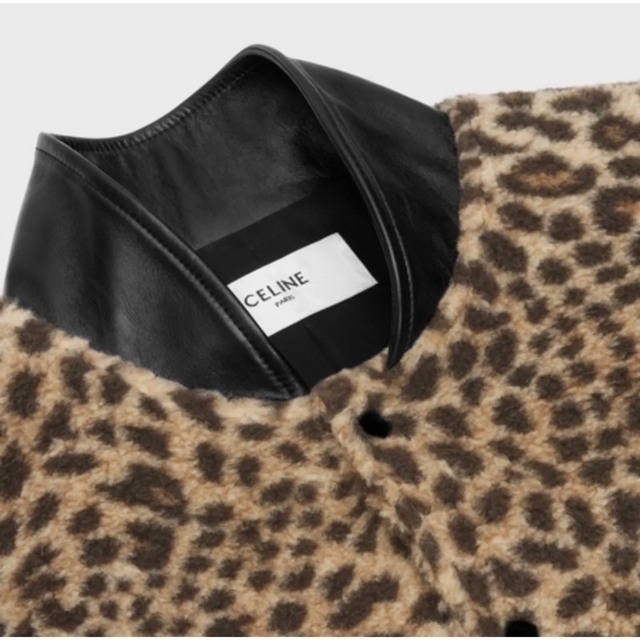 celine(セリーヌ)のCELINE ★TEDDY JACKET IN LEOPARD-PRINT メンズのジャケット/アウター(スタジャン)の商品写真