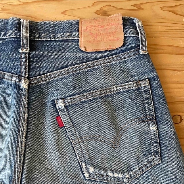 Levi's(リーバイス)の70's Levi's 501 66前期 デニムパンツ リペア 実寸30×28位 メンズのパンツ(デニム/ジーンズ)の商品写真