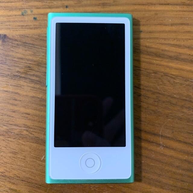 iPod(アイポッド)のkerikeri.b☆さん専用iPod nano 第7世代　グリーン スマホ/家電/カメラのオーディオ機器(ポータブルプレーヤー)の商品写真