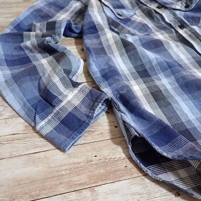 美品 ほぼ 未使用 未着用 Lee リー チェック ワークシャツ XL ゆるダボ 6