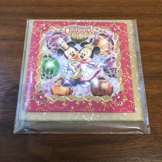 ディズニー(Disney)の【未使用】ディズニー クリスマス 2005 ミニカード 封筒(カード/レター/ラッピング)