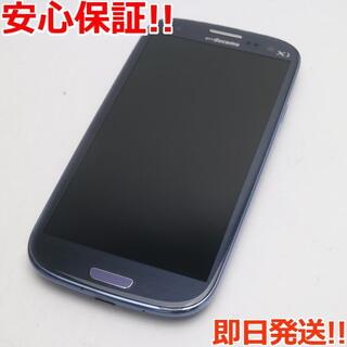 ギャラクシー(Galaxy)の美品 SC-06D ブルー(ブラック) (スマートフォン本体)