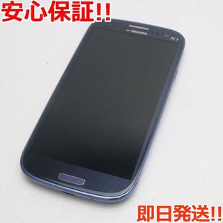 ギャラクシー(Galaxy)の美品 SC-06D ブルー(ブラック) (スマートフォン本体)