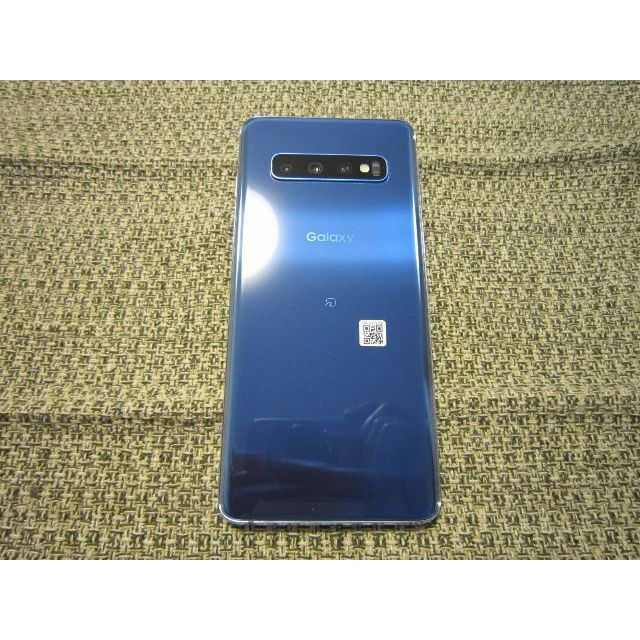 【SIMロック解除済】au Galaxy S10 Prism Blue