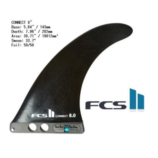 FCS II Connect GF Longboard Fin 8