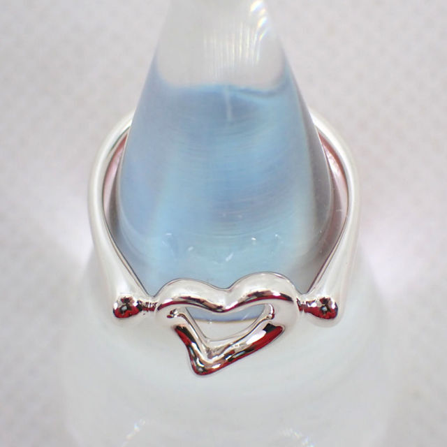 Tiffany & Co.(ティファニー)のティファニー 925 オープンハート リング 8.5号[g917-3] レディースのアクセサリー(リング(指輪))の商品写真