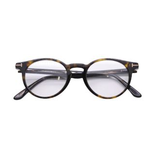 トムフォード(TOM FORD)のTOM FORD トムフォード メガネ 伊達眼鏡 サングラス フレーム TF5651-K プラスチック ブラック サイズ48□21 美品 中古 43221(サングラス/メガネ)