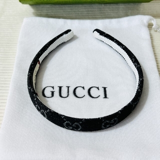 Gucci - GUCCI カチューシャエコウォッシュドデニムヘアバンドの通販 