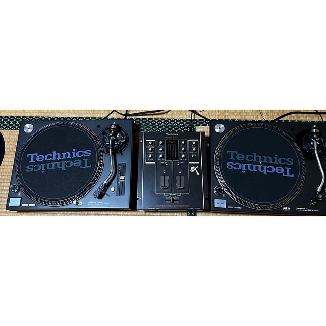 Technics sl-1200mk5 ターンテーブルセット レコードセット - ターン