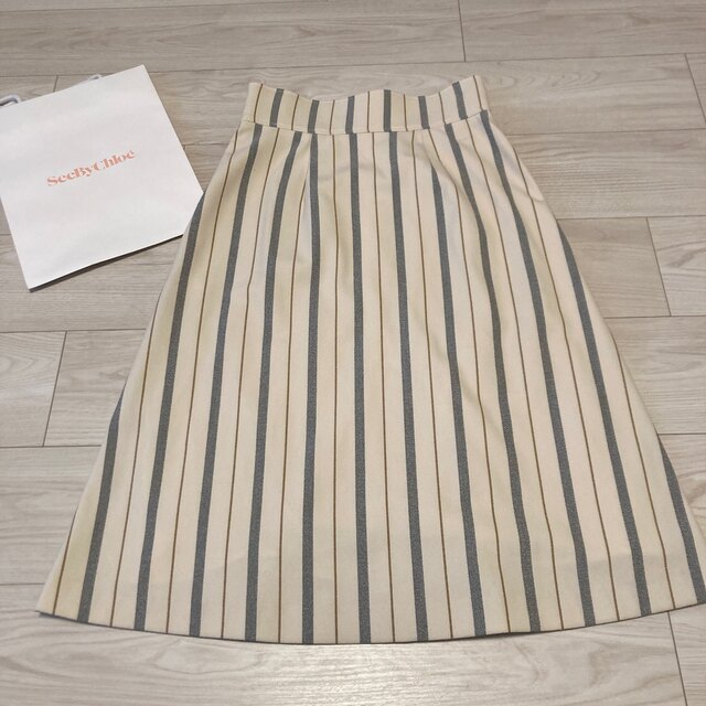 SEE BY CHLOE(シーバイクロエ)のシーバイクロエミモレ丈スカート レディースのスカート(ロングスカート)の商品写真