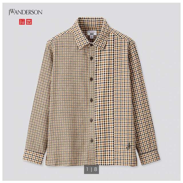 UNIQLO - ユニクロ JW ANDERSON キッズ フランネル チェック UNIQLO - ユニクロ JW ANDERSON キッズ フランネル チェック