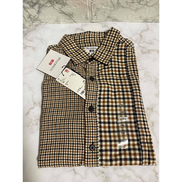 UNIQLO - ユニクロ JW ANDERSON キッズ フランネル チェック UNIQLO - ユニクロ JW ANDERSON キッズ フランネル チェック